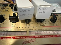 GE 8950 Matched Pair Excellent Tubes