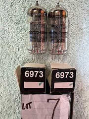 6973 1 Pair neue selektierte Electro-Harmonix = (=6CZ5) amplifier power tubes #7
