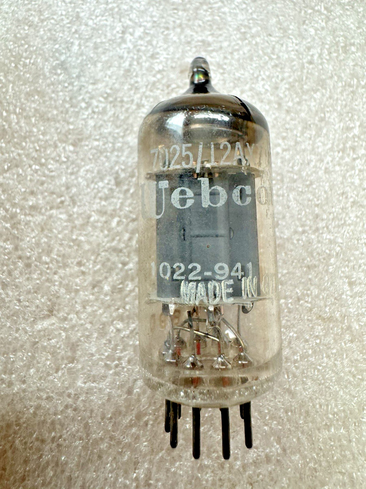 Mullard 12AX7 7025 Long Plate Preamp Tube Low Noise Tests NOS