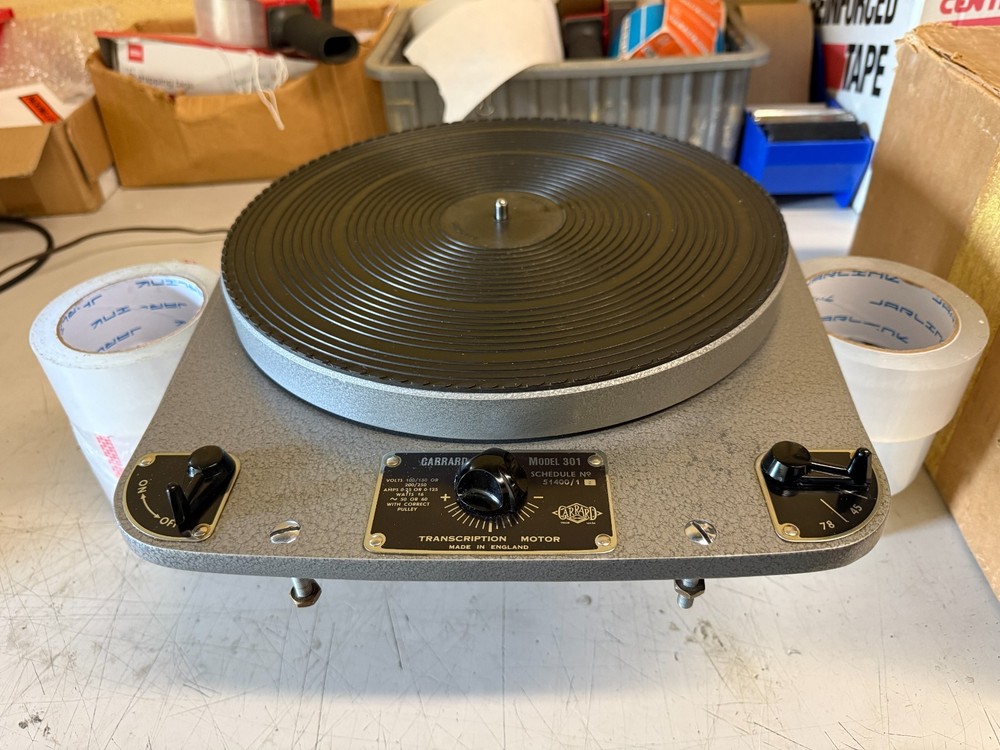Garrard 301 Turntable Hammerton Grey Grease Bearing