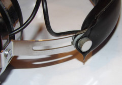 VINTAGE 1970s ELEGA DR-100HR STEREO HEADPHONES! MOD ’70s STYLE! DUAL VOLUME!