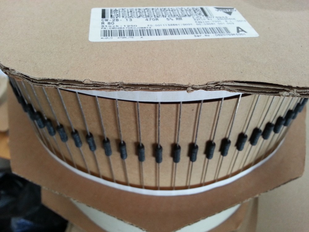 25pcs Vishay/Dale 470R CW-2B 3 watts 5% Hi End TUBE AMP AUDIO Resistors ! 30ppm!