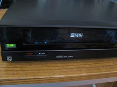 Philips (Panasonic) VPH733TS01 Super SVHS VCR Tested Great Working NO REMOTE