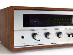 SANSUI 210 WORKS! 1970’s AM/FM Receiver SILVER FACE Japan Excellent Condition