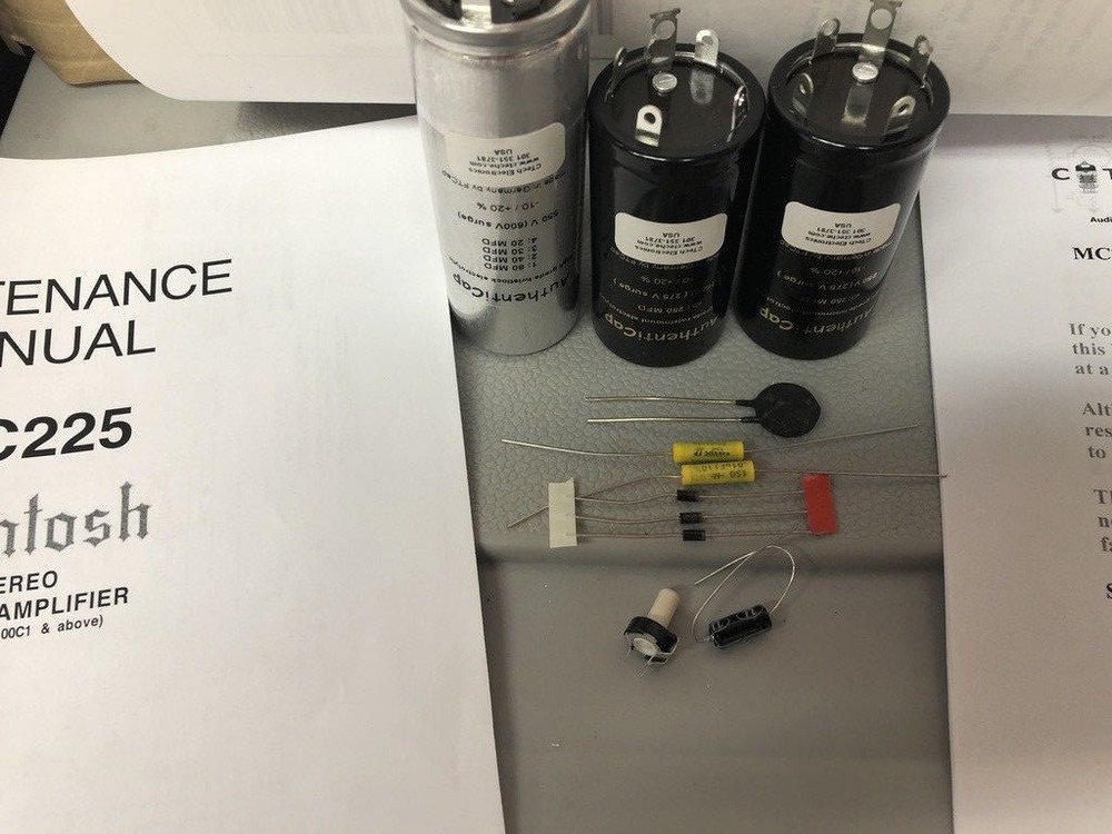 Deluxe Power Supply Restoration Kit McIntosh MC-225 MC225 Tube Amplifier