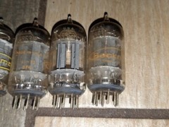 Lot of 4 VINTAGE Beckman 5963 Vacuum Tubes UNTESTED ESTATE FIND! FREE SHIPPING!