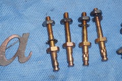Acoustic Research AR-2A Tweeter Terminal Posts, Nuts And Speaker Grill Emblem
