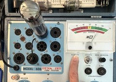 Matched Pair Matsushita EL34/6CA7 Tubes Labeled Amperex & Telefunken Test EX!!