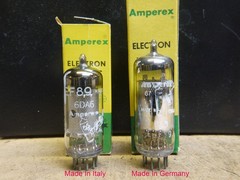 AMPEREX EF89 / 6DA6 BUGLE BOY ELECTRON TUBES “NOS”