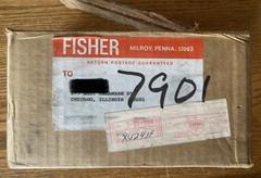 VTG NOS FISHER 534/634 QUAD RECEIVER QC-400 REMOTE BOX