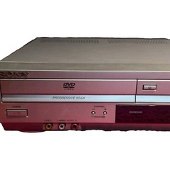 Sony DVD VHS Combo Slv-D370P Hi Fi Stereo 120V 25w With 12 Movies