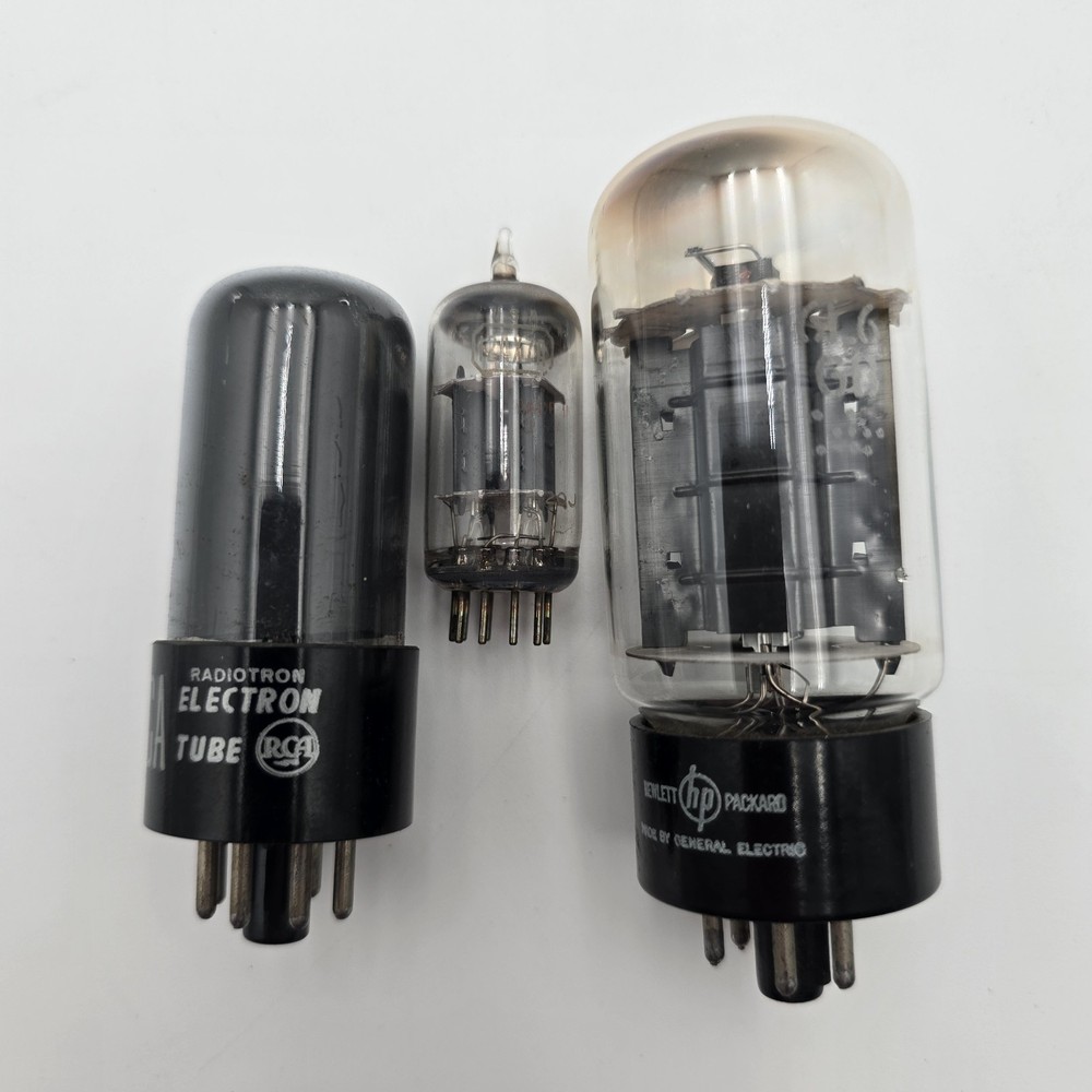 VTG NOS RCA GE HP Guitar Amp Tube Kit – 12AX7A 6V6GT 6L6GB Audio Trio Fender