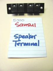 SANSUI 5000 STEREO RECEIVER SPEAKER TERMINALS
