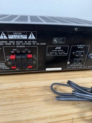 JVC RX-318BK – Vintage 2 Channel Stereo Audio Receiver – 110 Watts Per Channel