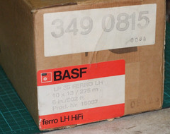 BASF LP35 Ferro LH HiFi 275m 5in 902′ Magnetic Tape Made In Germany – 10 Reels