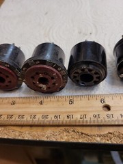 Vintage VACUUM TUBE ADAPTER LOT INCLUDES 9 TO 8 PIN, 7 TO 8 PIN, 8 TO 7 PIN PLUS