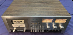 AKAI GXC-730D Auto Reverse Stereo Cassette Deck Glass Ferrite Head – See Video