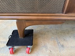 🍊Vintage 1964 MCM RCA Victor Stereo Record Player Console | Model 4FT44W WORKS!