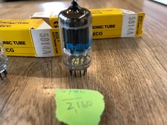 Matched Pair of 5814A (12AU7) Tubes Tested Excellent on Hickok 533A