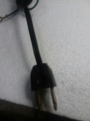 BIC 940 TURNTABLE – POWER CORD -with ground wire complete ORIGINAL –