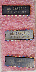 Lot of 3 Vintage Fairchild uA1489APC Quad Line Receiver ICs – 1983 Date Code NOS