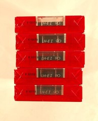 Lot Of 5 BASF LH-EI Extra I 90 Cassette Tapes NOS Sealed