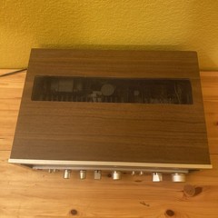 Vintage Sanyo JCX-2300K Vintage AM/FM Stereo Receiver Wood Grain Case Tested