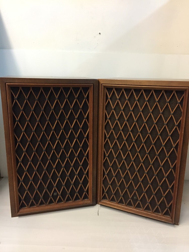 Pioneer CS-99 Vintage 5-Way Floorstanding Stereo Speakers Wood Lattice (Pls Read