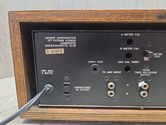 ADVENT Model 100 Dolby Noise Reduction Unit VINTAGE w/ Wood Cabinet