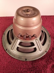 University C-12SW woofer vintage Dual Voice Coil Speaker Driver. parts/ repair