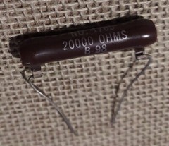 Ohmite Brown Devil No. 1765 20K Ω B-98 Wire Wound Ceramic Resistor