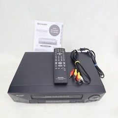 Sharp VC-A410U 4-Head VHS VCR Video Cassette Recorder Remote Manual READ parts