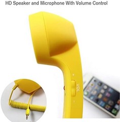 Retro Phone Handset for Cellphones – 3.5mm Plug, Noise Reduction
