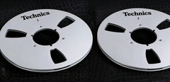 One Pair 10.5” Red Technics Tape reel High Quality Aluminum Take Up Reel