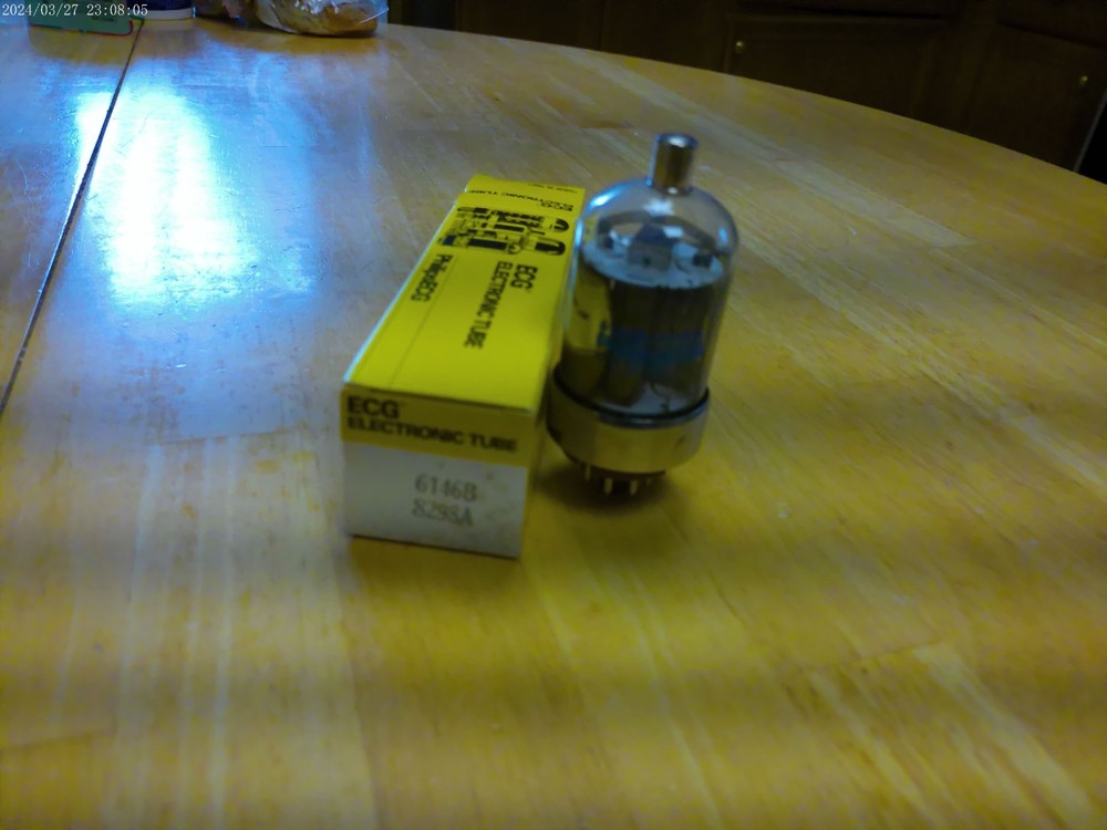 SYLVANIA 6146B/6146W/8298A PHILIPS ECG VACUUM TUBE USA.NOS
