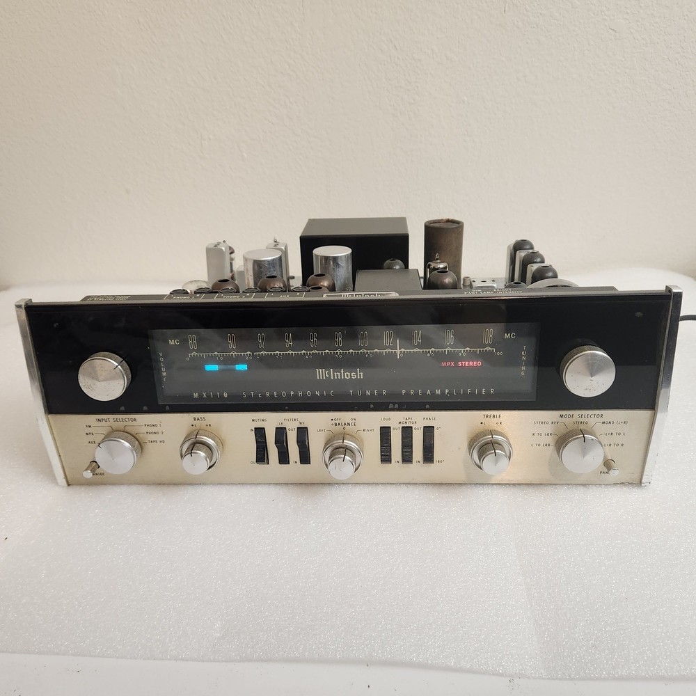 McIntosh MX110 Z Stereo Tube Preamp Tuner Receiver