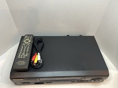 Panasonic VCR Plus PV-V4601 Blue Line 4 Head Hi-Fi Stereo Omnivision w/ Remote