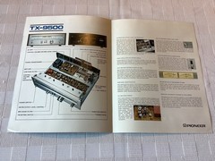 Pioneer TX-9500 FM/AM Stereo Tuner Sales Brochure Ad Literature Original