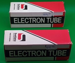 Matched Pair (2) Svetlana EL34/6CA7 tubes – Russia