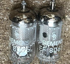 MEGA RARE SIEMENS NOS MATCH PAIR EF806S EF86 6267 Z729 1960S GERMANY TUBES VALVO