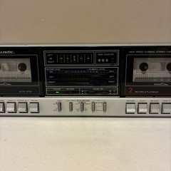 Vintage Realistic SCT-74 Double Cassette Deck High Speed Dubbing