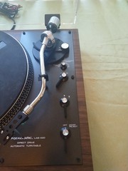 REALISTIC LAB-420 TURNTABLE WORKING VINTAGE DIRECT DRIVE FULL AUTO NEW COVER