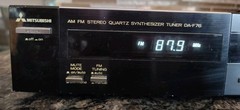 Vintage Mitsubishi DA-F76 AM/FM Stereo Quartz Synthesizer Tuner -Tested/Working