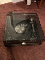 Vintage Garrard Synchro-Lab 95B Record Player Turntable England Works! Read!