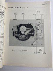 Pioneer PL-516 Original Service Manual 1977 Rare