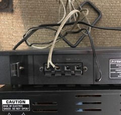 Vintage Fisher Stereo Amplifier CA-270 & FM tuner both working made in Japan