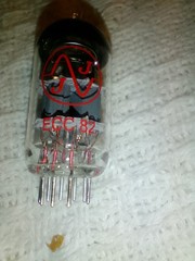 JJ Electronic ECC82 Vacuum Tube Tested New in Box, Made in Slovak Republic