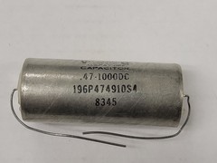 Sprague .47 uF 1000v Axial Capacitor 196P Vitamin Q Tone Audio Amp PIO