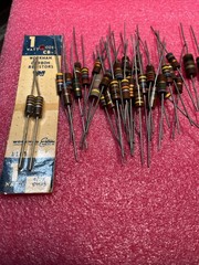 Vintage Carbon Composition Resistors Lot 1W-2W
