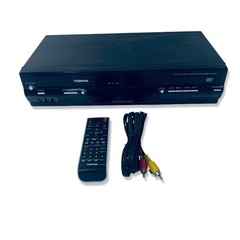 TOSHIBA DVD/VCR VHS Combo Player w/Remote Control & AV Cord SD-KV260KU *Tested*